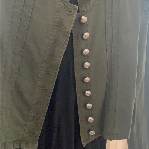 City streets cropped green jacket large - Picture 5 of 9